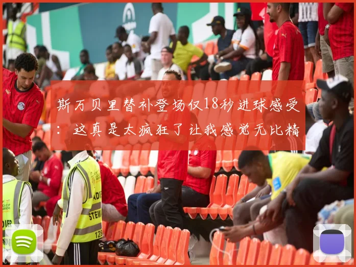 斯万贝里替补登场仅18秒进球感受：这真是太疯狂了让我感觉无比精彩